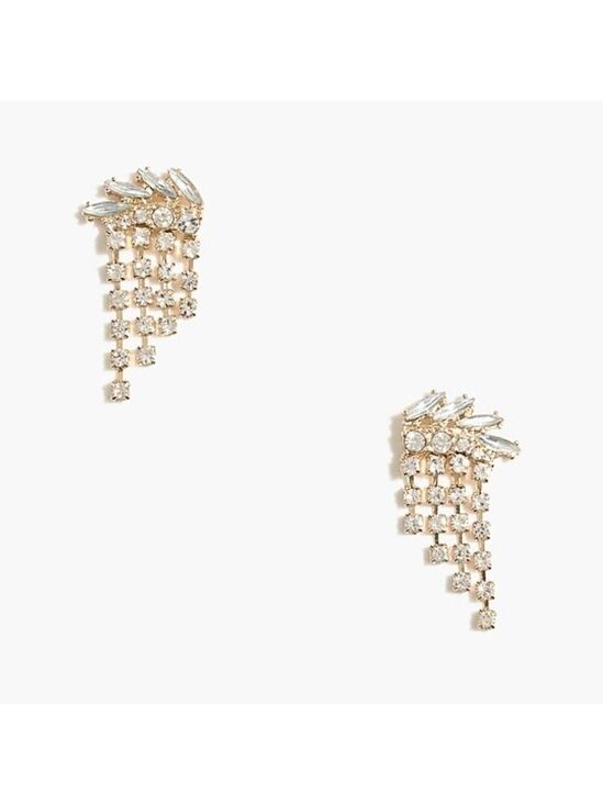 J. Crew Jewelry - J.Crew-Crystal waterfall dangle earrings-NWT